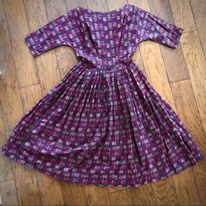 Boatneck vintage dress